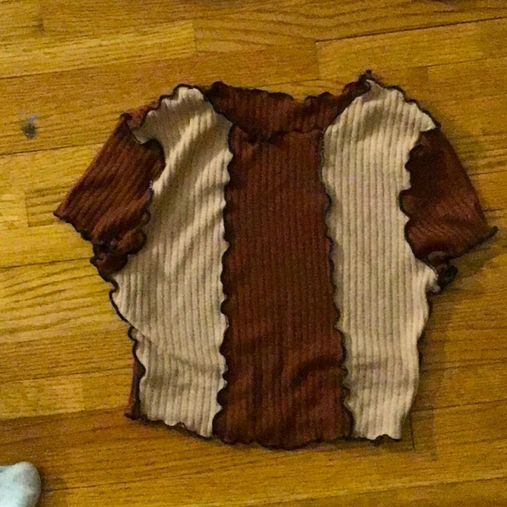 Lettuce trim brown top girls